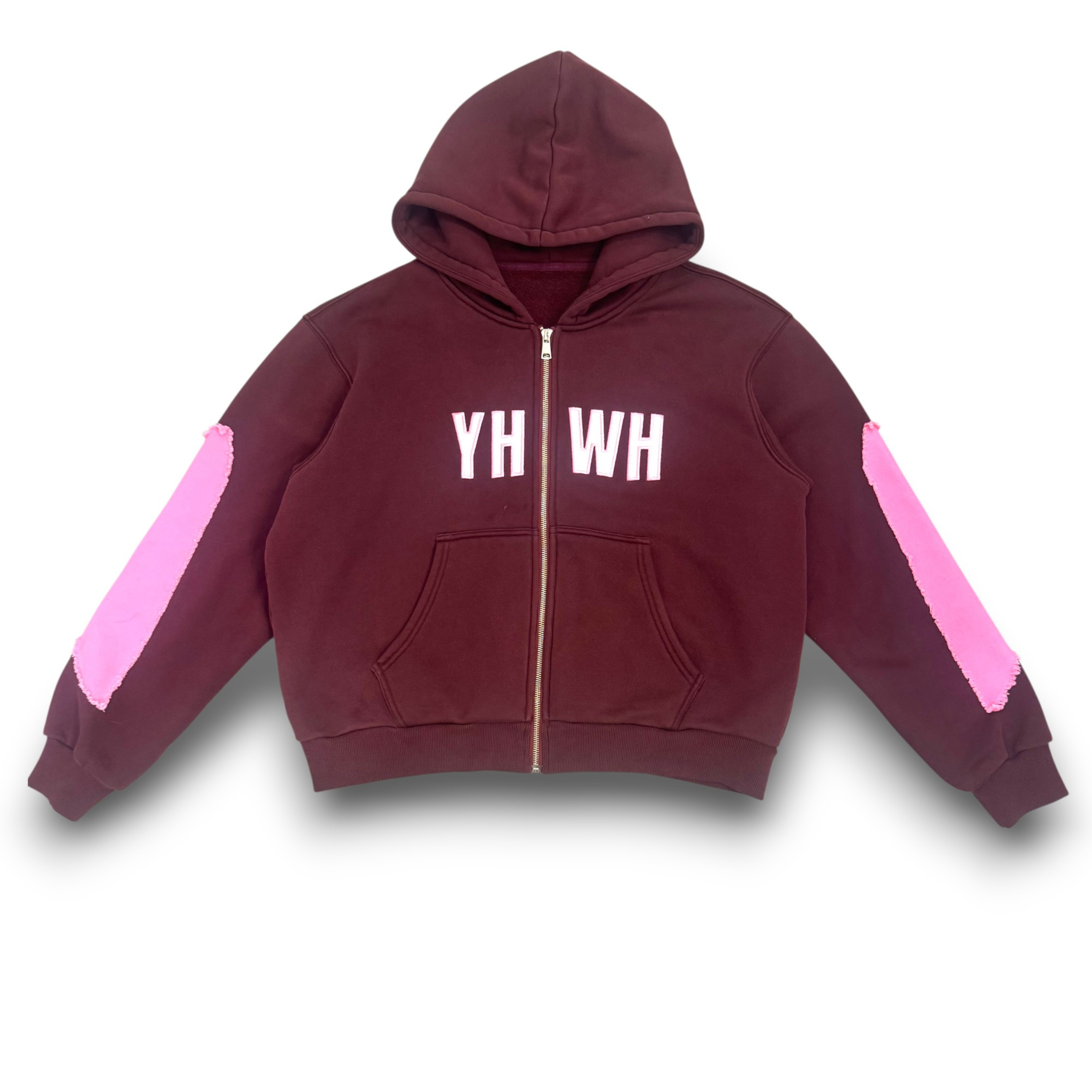 Plum-Brown and Pink YHWH Zip-Up