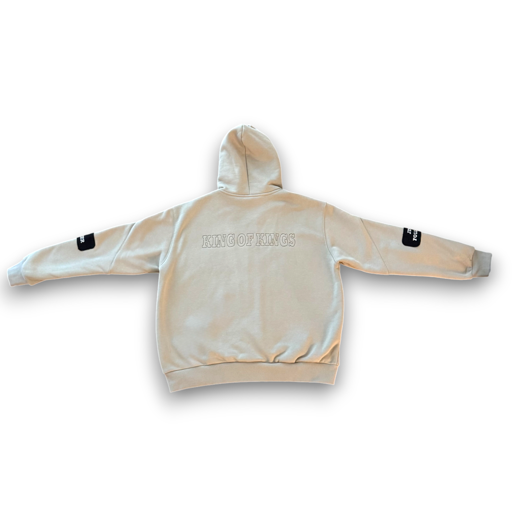 Greige Jehovah Made Zip-Up