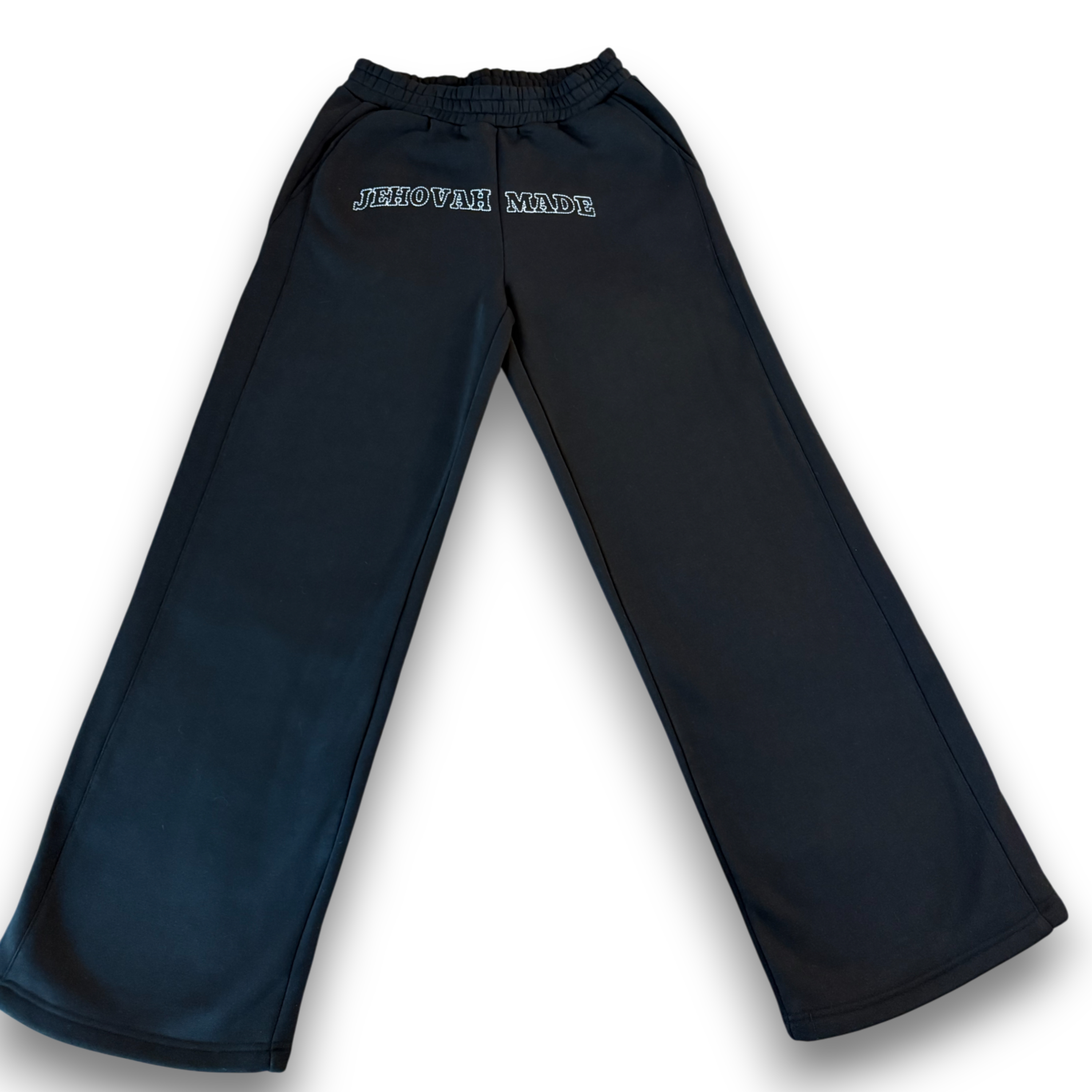 Black Jehovah Made Pants