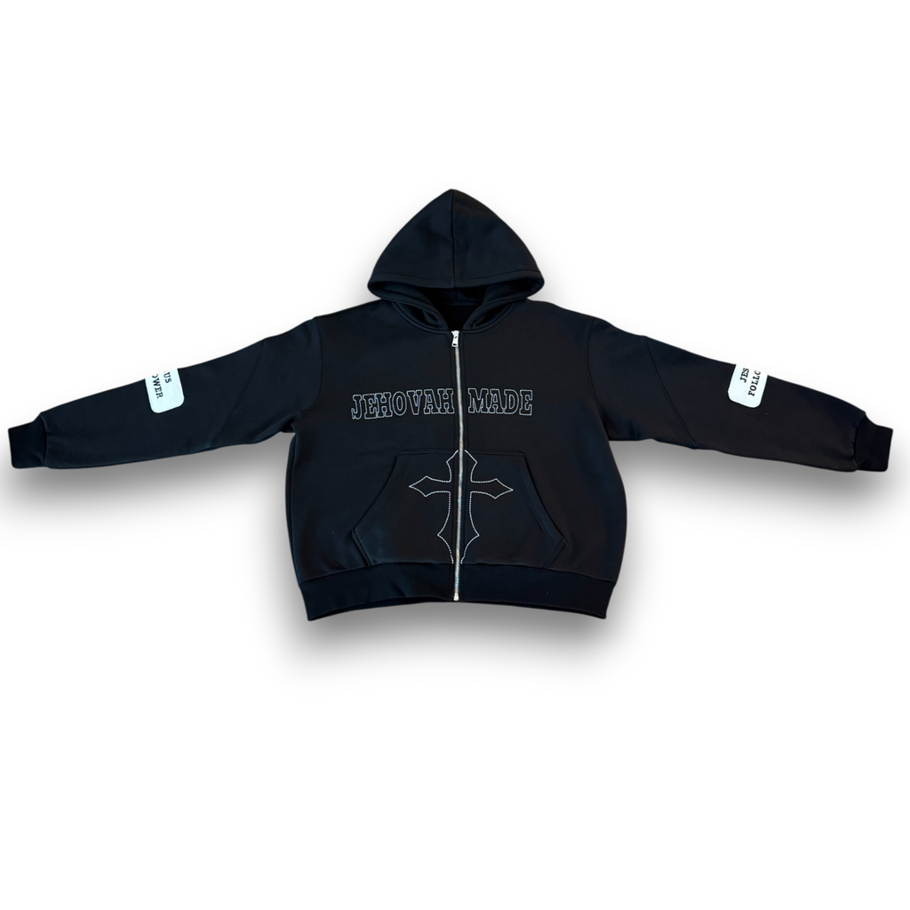 Black Jehovah Made Zip-Up
