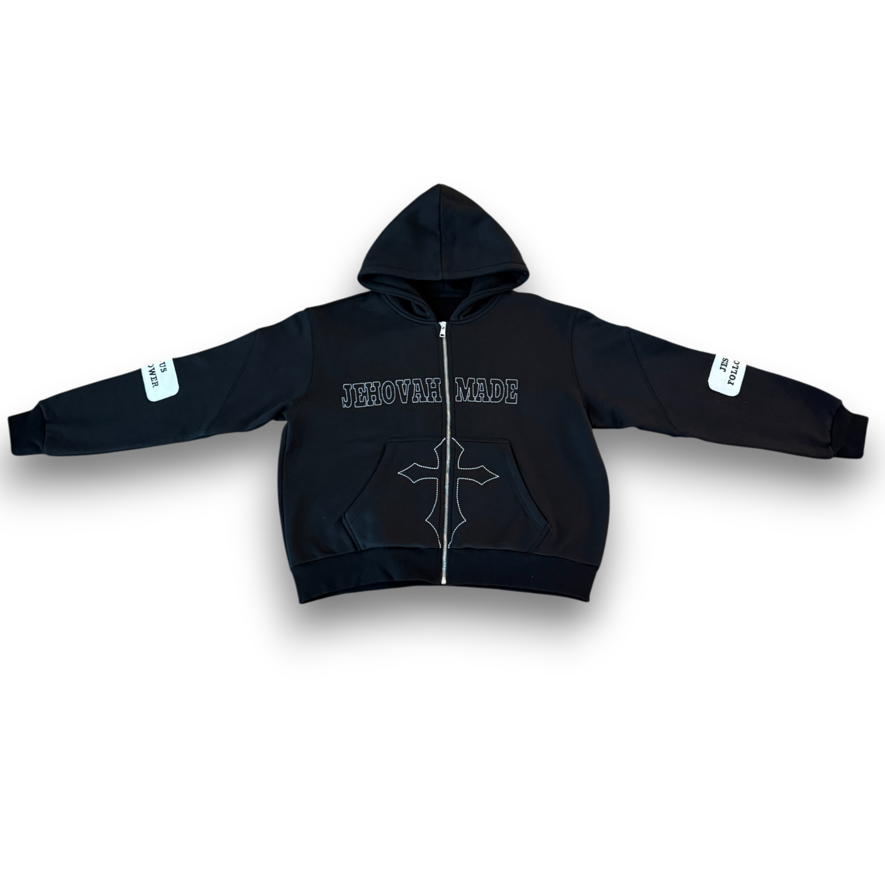 Black Jehovah Made Zip-Up